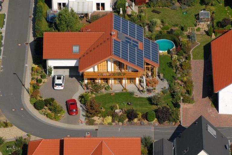 Geräumiges Einfamilienhaus - Luftbild